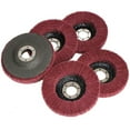 thumbnail image 3 of 5 Pcs 4.5 Pouces x 7/8 Pouces Roue de Polissage en Fibre de Nylon, Tampon de Polissage pour Broyeur d'Angle, Outils de Polissage, 3 of 4