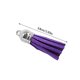 thumbnail image 5 of Wosthever 28 piezas bolsa Keychian encantos único exquisito llavero borlas Simple llavero borla adorno DIY accesorio para bolsos llaves Artesanía Violeta Wosthever HA059646-06B, 5 of 6