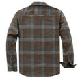 thumbnail image 3 of Dubinik® Flannel Shirt for Men Long Sleeve Men's Casual Button-Down Shirt 100% Cotton Soft Plaid Regular Fit with Pockets, 3 of 7