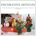thumbnail image 3 of 2 Pcs Decoracion Para Mesa De Navidad Fake Xmas Tree Diorama Tree Chritsmas Snow Frost Trees, 3 of 3