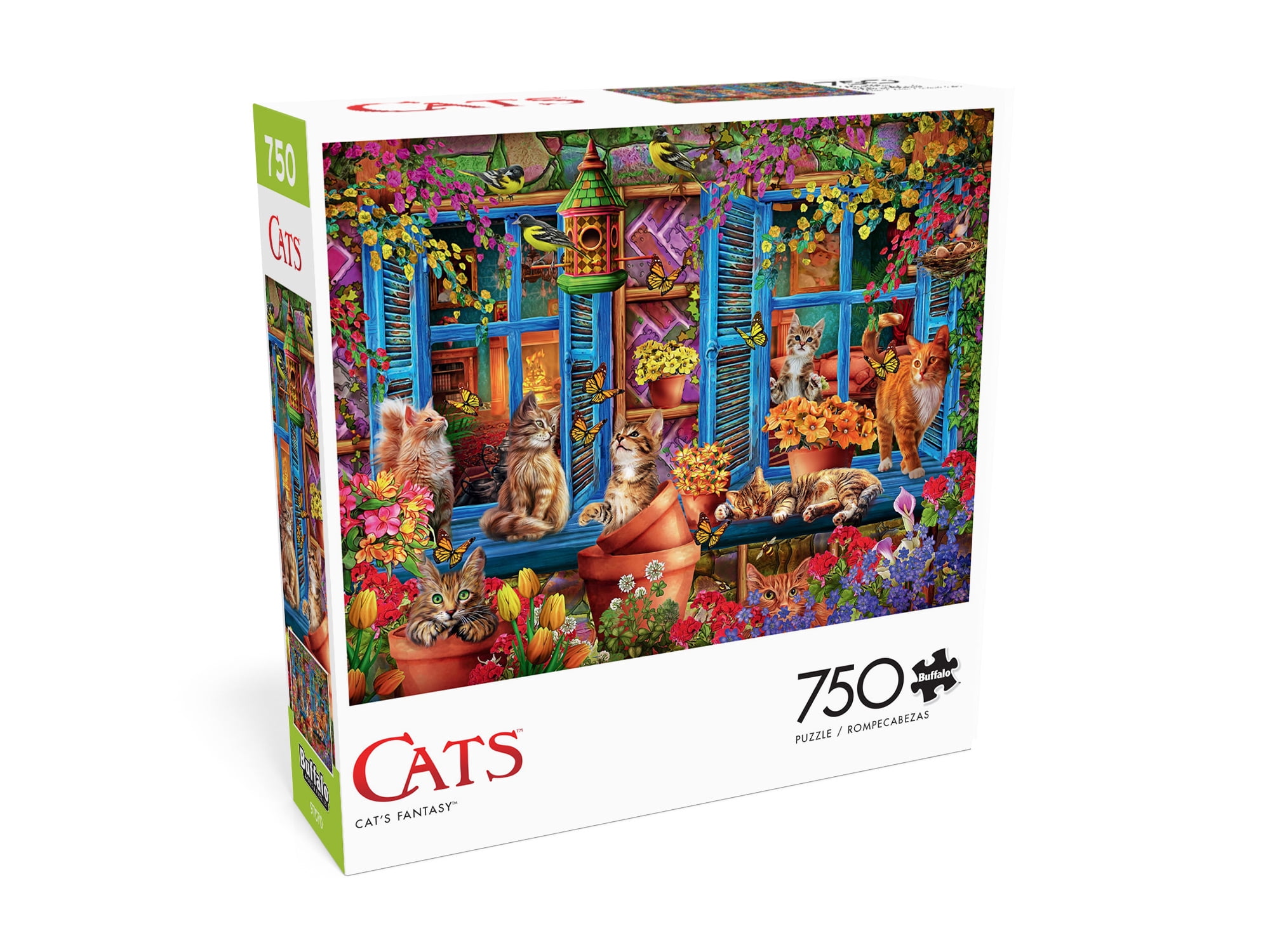 Buffalo Games 750-Piece Cat's Fantasy Jigsaw Puzzle