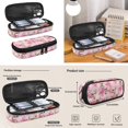 thumbnail image 6 of XYZCANDO Deer Pink Bow 4Pcs School Backpack Set with Portable Lunch Bag Multifunctional Pencil Case Water Bottle Bag Carrier for Girls Ages 8-14, 6 of 7