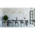 thumbnail image 2 of Progress Lighting Astra 8-Light Chandelier, Satin Brass, Steel, Modern, No Shade, 2 of 7