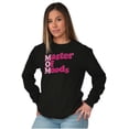 thumbnail image 4 of Mom Master of Moods Funny Mothers Day Women's Long Sleeve T Shirt Brisco Brands X, 4 of 6