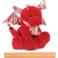 thumbnail image 3 of Bearington Lazarus Plush Dragon Stuffed Animal Holding Heart, 11 Inch, 3 of 4