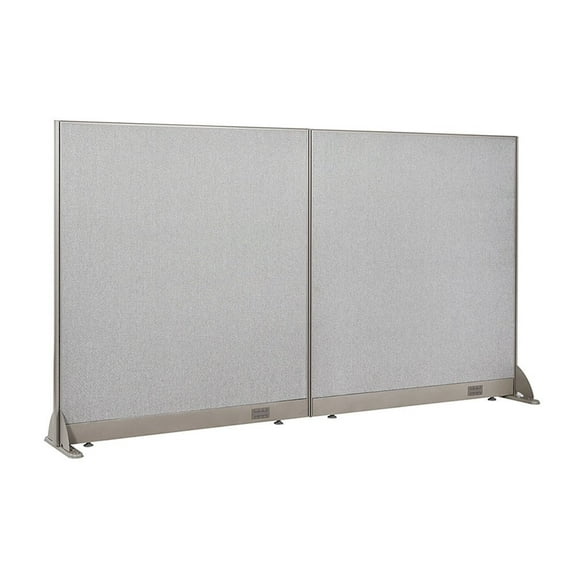 GOF Freestanding Office Partition-Straight Run w/ Safety Legs (96"W x 48"H) Room Divider, Privacy Screen, Workstation Cubicle