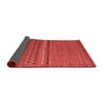 thumbnail image 2 of Ahgly Company Indoor Square Abstract Red Modern Area Rugs, 4' Square, 2 of 4