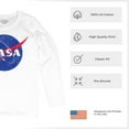 thumbnail image 6 of NASA Meatball Logo Women's Long Sleeve T-shirt Iconic American Astronaut Space Souvenir, 6 of 7