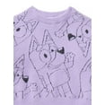 thumbnail image 4 of Bluey Girls Graphic Eyelash Knit Glitter Sweater, Sizes 4-16, 4 of 5