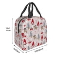 thumbnail image 3 of Sikiie Cartoon Santa and Reindeer Lunch Bag for Women & Men Adult Insulated Lunch Box, Food Lunch Containers Lunch Tote Bags for Work, Travel, Outdoor, 3 of 8