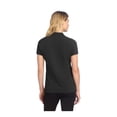 thumbnail image 2 of MERCER+METTLE Women's Stretch Heavyweight Pique Polo | Short Sleeve Collared Shirt for Women, Moisture Wicking Work Top - Deep Black 3XL, 2 of 4