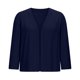 thumbnail image 3 of Cárdigan de punto corto versátil de color liso para mujer Chaqueta de poliéster para mujer, 3 of 7