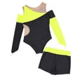 thumbnail image 5 of inhzoy Girls Gymnastics Leotards with Shorts Dance Outfit, 5 of 7