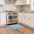 thumbnail image 6 of Linon Outdoor Washable Area Rug Collection, Blue and Ivory, 2' x 3', 6 of 7