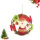 thumbnail image 3 of Corona de puerta de Navidad, corona de Navidad de ratán, corona de árbol colgante, corona de Santa muñeco de nieve, corona de alce, muñeco de peluche, decoración de corona Fokelyi WLJ-2478, 3 of 5