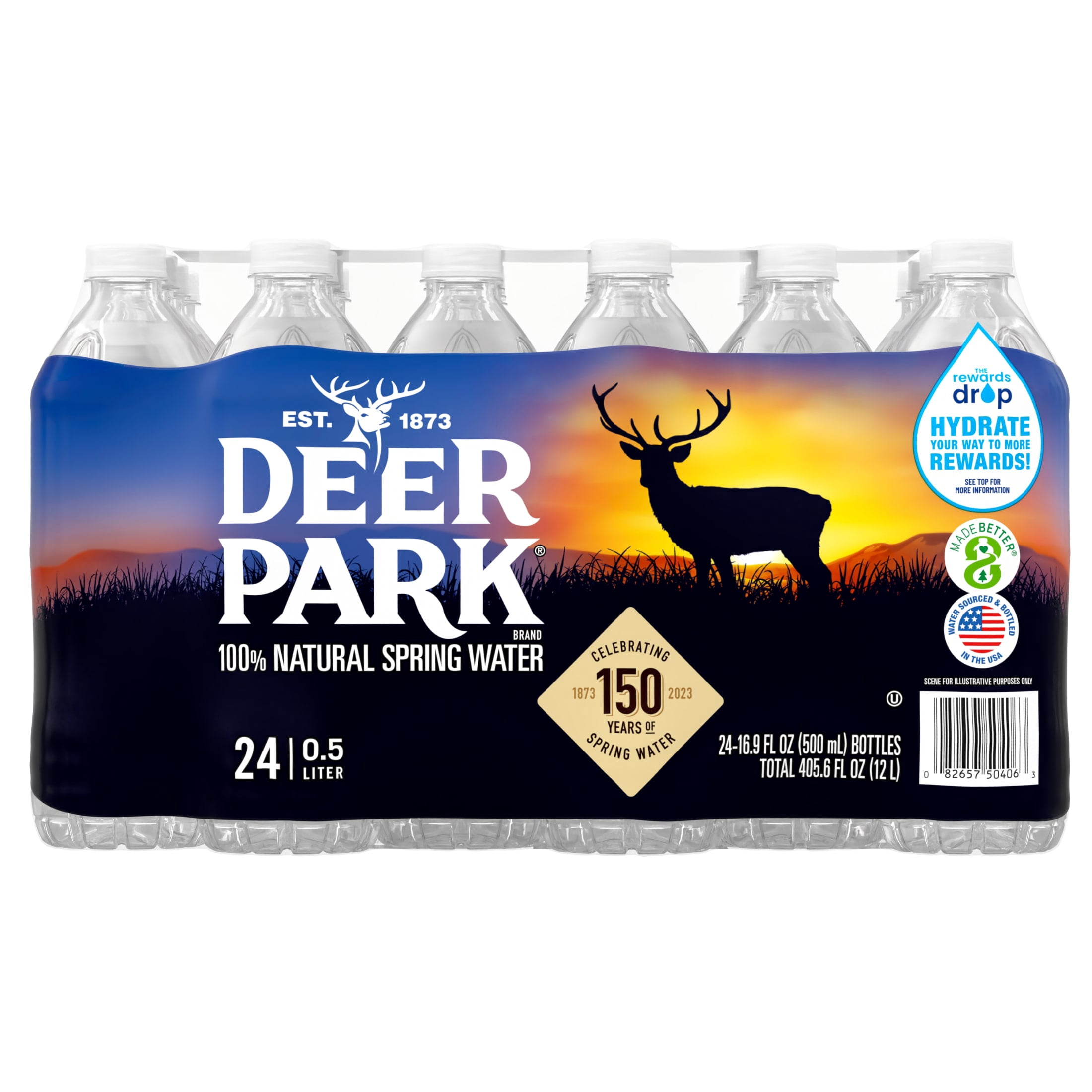Deer Park Spring Water, 16.9 Fl Oz, 24-Pack Plastic Bottles