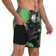 thumbnail image 2 of Daiia Rock Guitar Guinea Pig Mens Swim Trunks Swim Shorts Quick Dry Swim Shorts with Mesh Lining Pockets-Large, 2 of 9