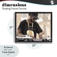 thumbnail image 4 of Stupell Industries Contemporary Timeless DJ with Urban Rhythm Black Floating Frame Canvas Art, 21 x 17, by Franklyn Gregory, 4 of 8