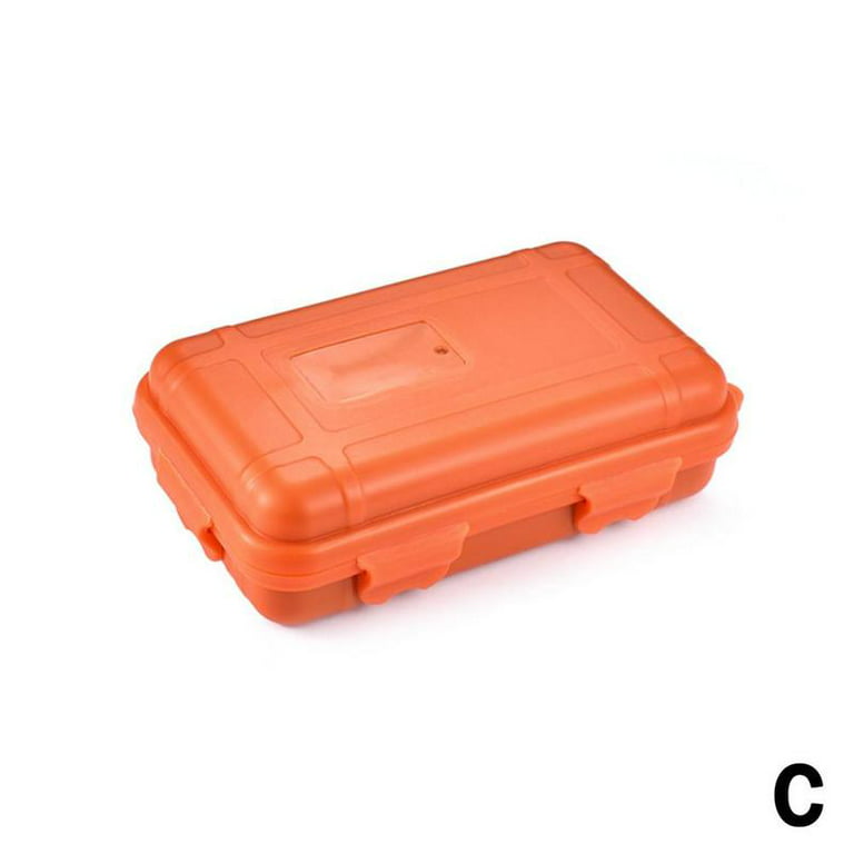 YoJiSa Shockproof Storage Box Outdoor Waterproof Small Survival Box ABS  Container Tool Dry Box Survival Airtight Case I9K5 