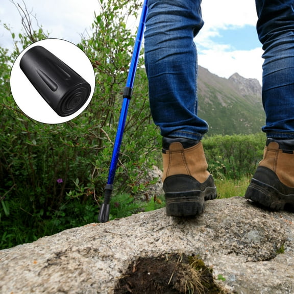 Hemobllo Walking Pole Tips Professional Design TPR 4pcs