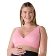 thumbnail image 3 of Ingrid & Isabel For Every Belly Women's Maternity & Nursing Seamless Crossover Bra, 2-Pack, SizesXS-4XL, 3 of 9