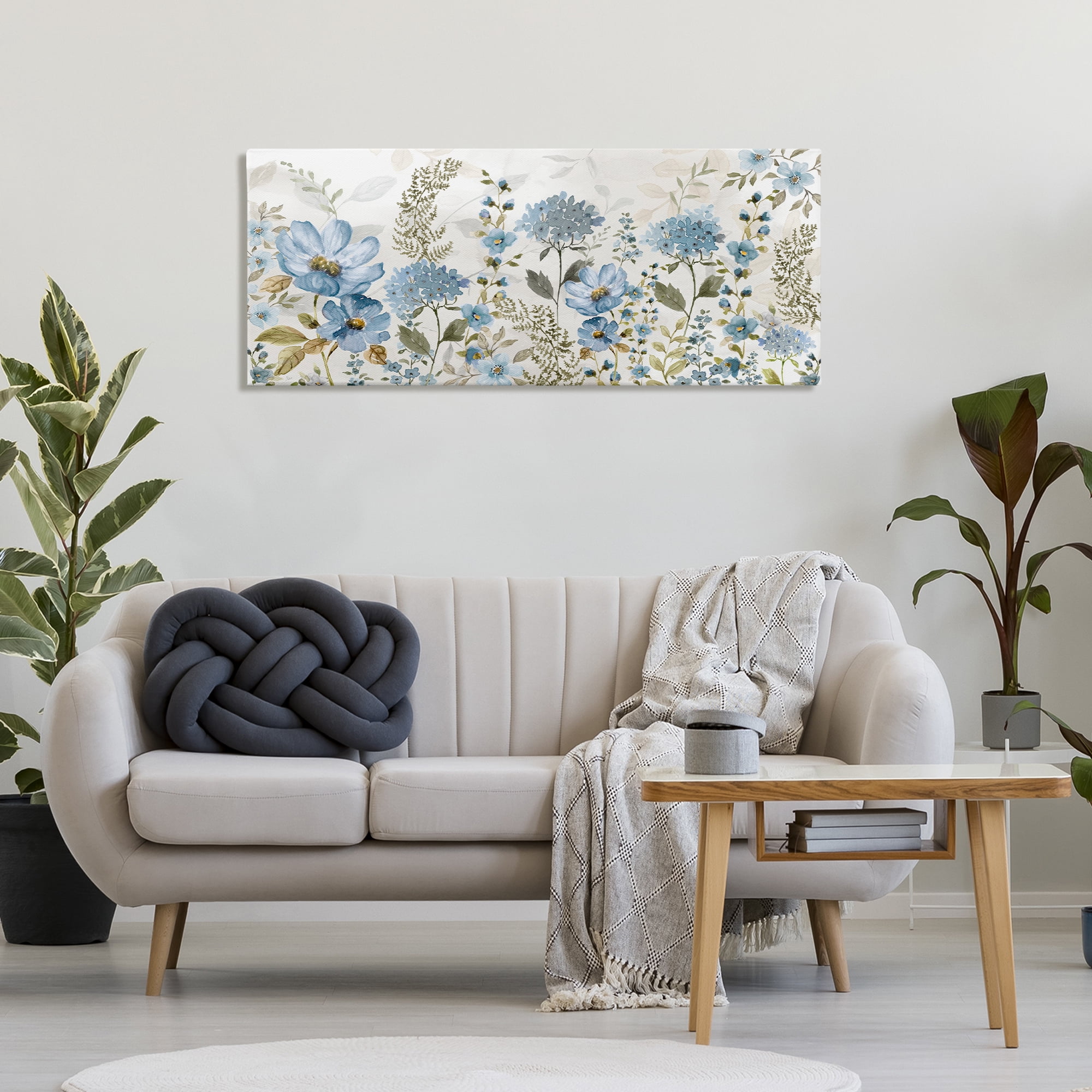 Stupell Industries Subdued Meadow Foliage Canvas Wall Art, design by Nan