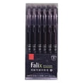 thumbnail image 2 of Dusknt Eraser Pen, Erasable Gel Pens Retractable, 12 Pack 0.5Mm Blue Ink Friction Erasable Pens, Smooth Writing Pens for Sch00l Ofice Journaling, Black, 2 of 9