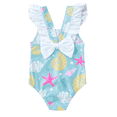 thumbnail image 4 of Bmnmsl New Toddler Baby Girl Swimsuit Bikini Bow Swimwear Beach Bathing Suit, 4 of 5