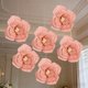 thumbnail image 4 of Handmade Crepe Paper Peony Flower,Wedding Backdrop Wall Decor,Hanging Flower Garland Indoor Outdoor Decoration, 4 of 5