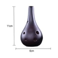 thumbnail image 2 of Ocarina de cerámica de 6 agujeros, estilo botella de vino, alto C, estudio para principiantes, regalo de Navidad, con cordón, 2 of 5