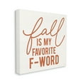 thumbnail image 3 of Stupell Industries Funny Fall F-Word Phrase Holiday Painting Gallery Wrapped Canvas Print Wall Art, 24 x 24, 3 of 7