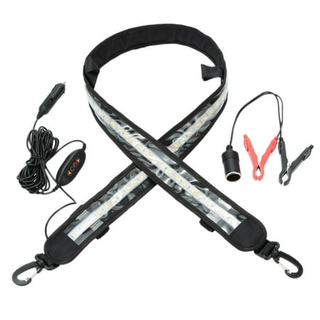 - LED Outdoor Camping Tent Flexible Strip Light Dimmer Switch Portable Dual Colors (Cold White & Warm White ) IP65 Hang Up for RV Caravan Awning Camper Trailer 1.2Meter