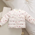 thumbnail image 3 of HXWCHs Cozy girls' quilted down jackets Girls Down Jacket with Cartoon Print Warm Winter Coat Windproof Thermal Outerwear for Kids White 12-18 Months, 3 of 4