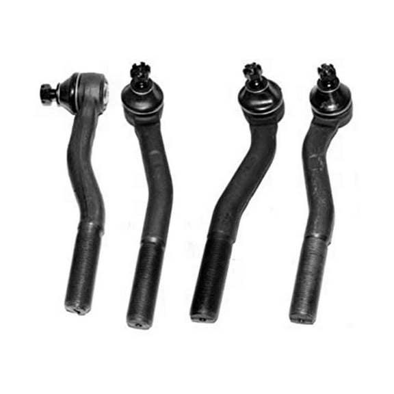 4 Pc Front Steering Linkages Kit Left & Right Outer Inner Tie Rod Ends Fits select: 1999-2004 JEEP GRAND CHEROKEE