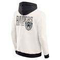 thumbnail image 3 of Men's Darius Rucker Collection by Fanatics Cream Las Vegas Raiders Distressed Graphics Full-Zip Hoodie, 3 of 6