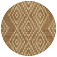 thumbnail image 2 of Addison Rugs Chantille Indoor/Outdoor Transitional Diamonds Paprika Washable Round Rug, 8' x 8', 2 of 6