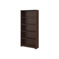 thumbnail image 1 of Bush Furniture Cabot Bibliothèque Haute à 5 Tablettes en Noyer Moderne, 1 of 6