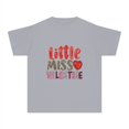 thumbnail image 2 of Little Miss Valentine Printed Designed Youth Midweight T-Shirt, 2 of 3