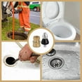 thumbnail image 4 of 2X Sewer Cleaning Tool High-Pressure Nozzle, 1/4inch 1 Front 6 Rear Sewer Jetter Nozzle and Pressure Washer Adapter,2 x Sewer Cleaning Tool High-pressure Nozzle 2 x Pressure Washer Fittings, 4 of 8