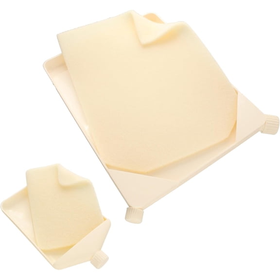 The Beadsmith Bead Funnel Trays - Basic Elements – Includes Removable Bead Mat Insert & Twist Cap –Contain, Fill & Pour Beads, Sand, Confetti & Tiny Parts for Arts and Crafts – 2 Piece Set