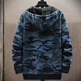 thumbnail image 3 of WAENQINLA Knit Sweater Hoodies for Men Fashion Long Sleeve Knitted Sweatshirts Winter Warm Camouflage Graphic Hooded Jackets Top, 3 of 3