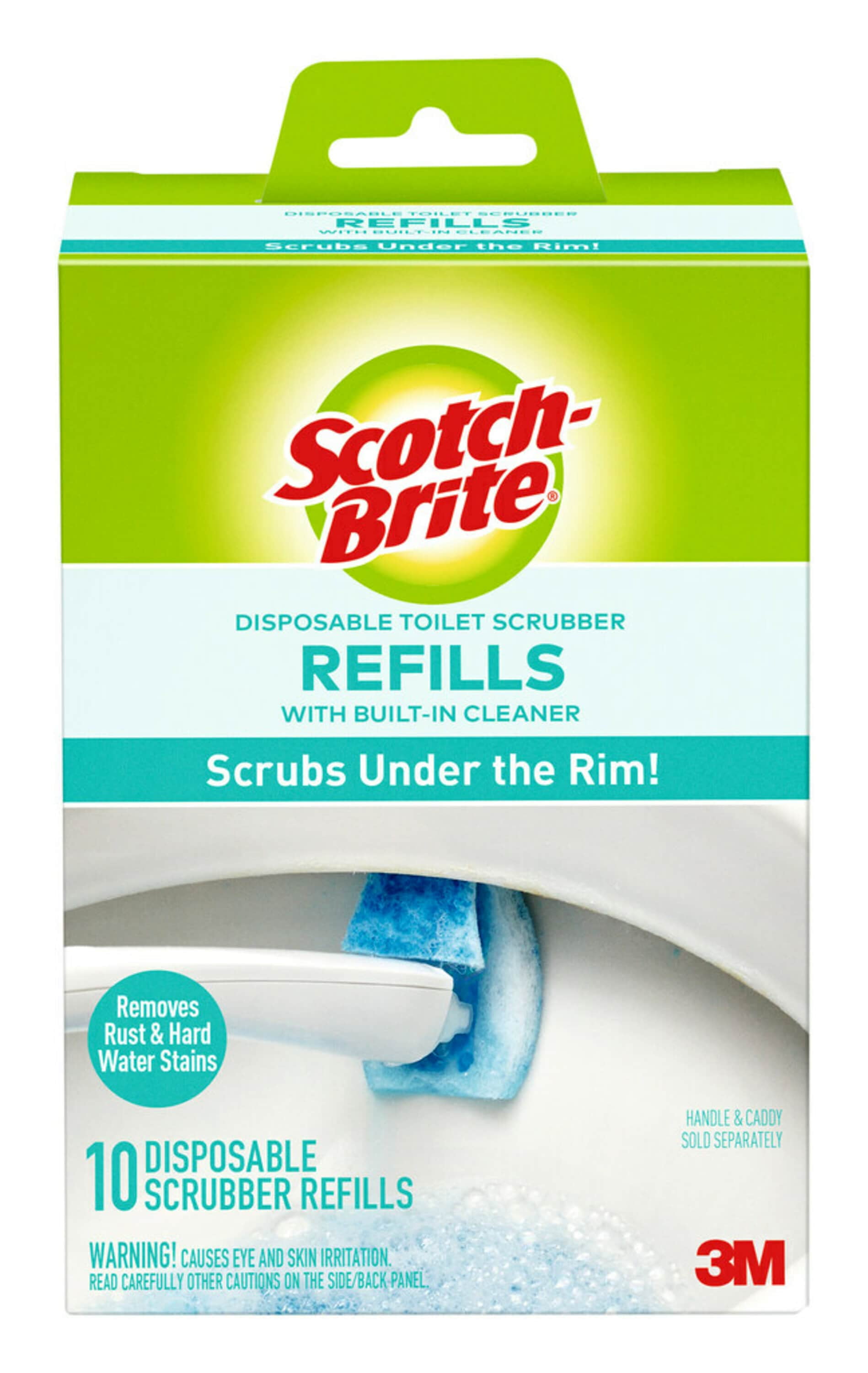 ScotchBrite Disposable Toilet Bowl Scrubber Refills, 10 Count