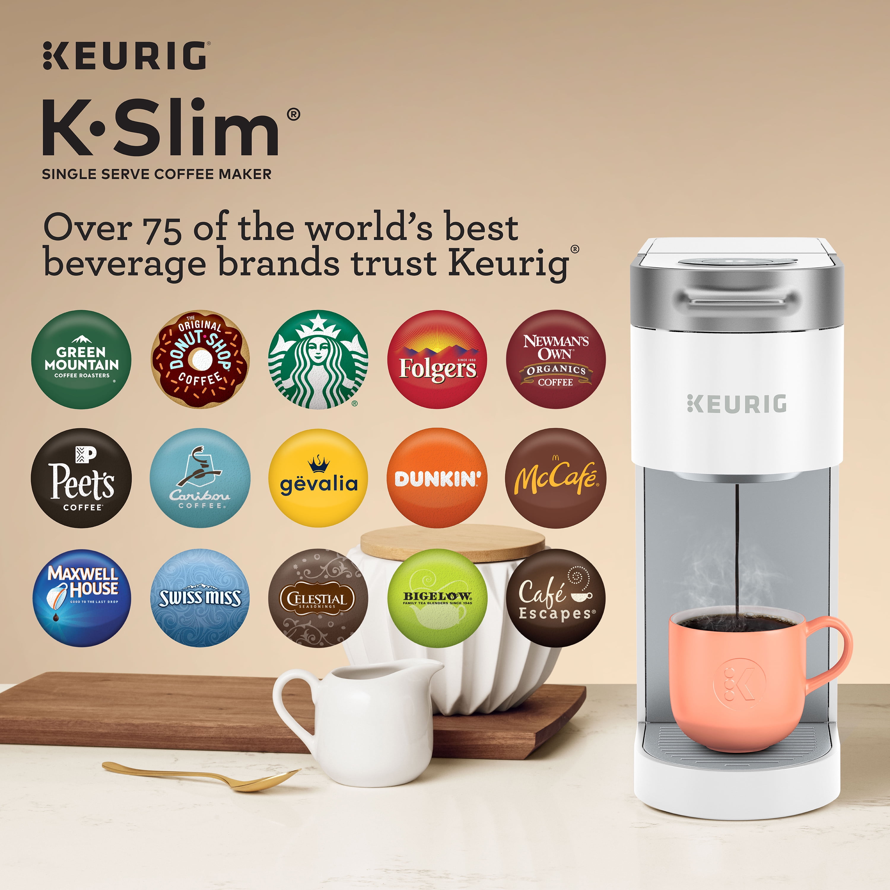 Keurig KMini Plus Single Serve KCup Pod Coffee Maker, Evening Teal