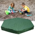 thumbnail image 3 of Couverture de Bac à Sable avec Cordon de Serrage Couverture de Piscine Imperméable Couverture de Protection Carrée pour Bac à Sable Tissu Oxford Auvent de Bac à Sable pour Jardin Extérieur Piscine, 3 of 9