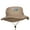Khaki, variant on Hiking Map Patched Washed Hunting Hat - Khaki XL