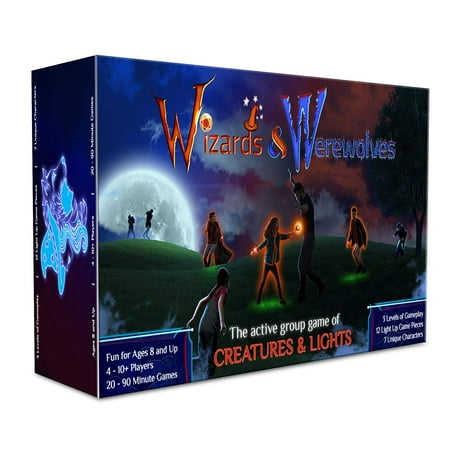 Wizards & Werewolves: An Active Outdoor Group Game with Hide and Seek, Tag and Glow-in-the-Dark Elements - Perfect for RPG, Dnd, LARP and Costume Fantasy (Best Paid Rpg Games For Android)