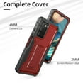 thumbnail image 6 of ExoGuard For Samsung Galaxy A03S 5G Case, Phone Case with Screen Protector and Kickstand (Red), 6 of 8
