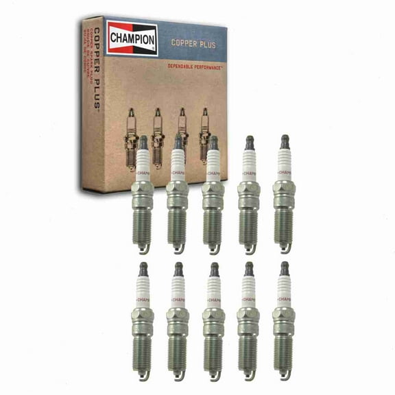 10 pc Champion 470 Copper Plus Spark Plugs for RE14MCC5 Ignition Wire Secondary