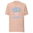thumbnail image 3 of Unisex Adult Clearwater Beach T-Shirt Vintage Retro Look Hibiscus, 3 of 4