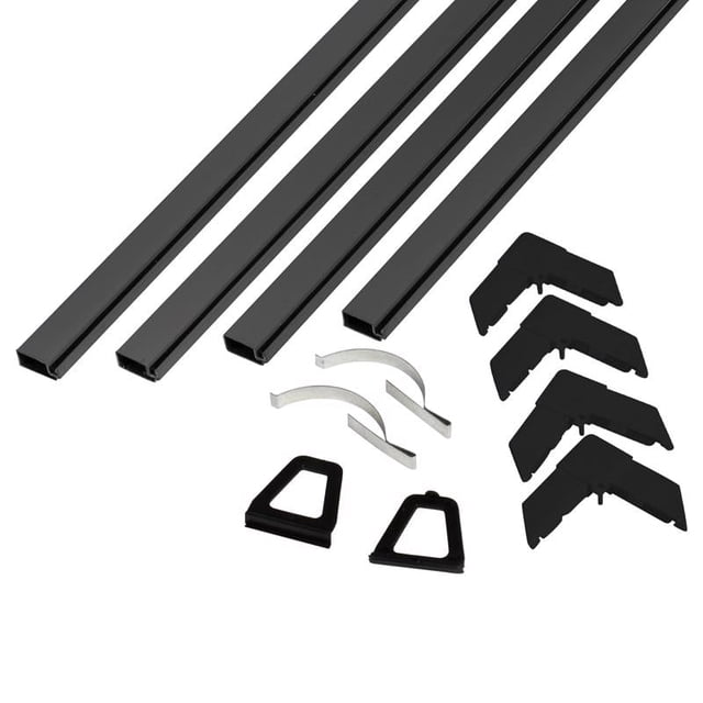 Kit de marcos de pantalla Phifer Bronze de aluminio, 0,8 cm de ancho x 152 cm de largo